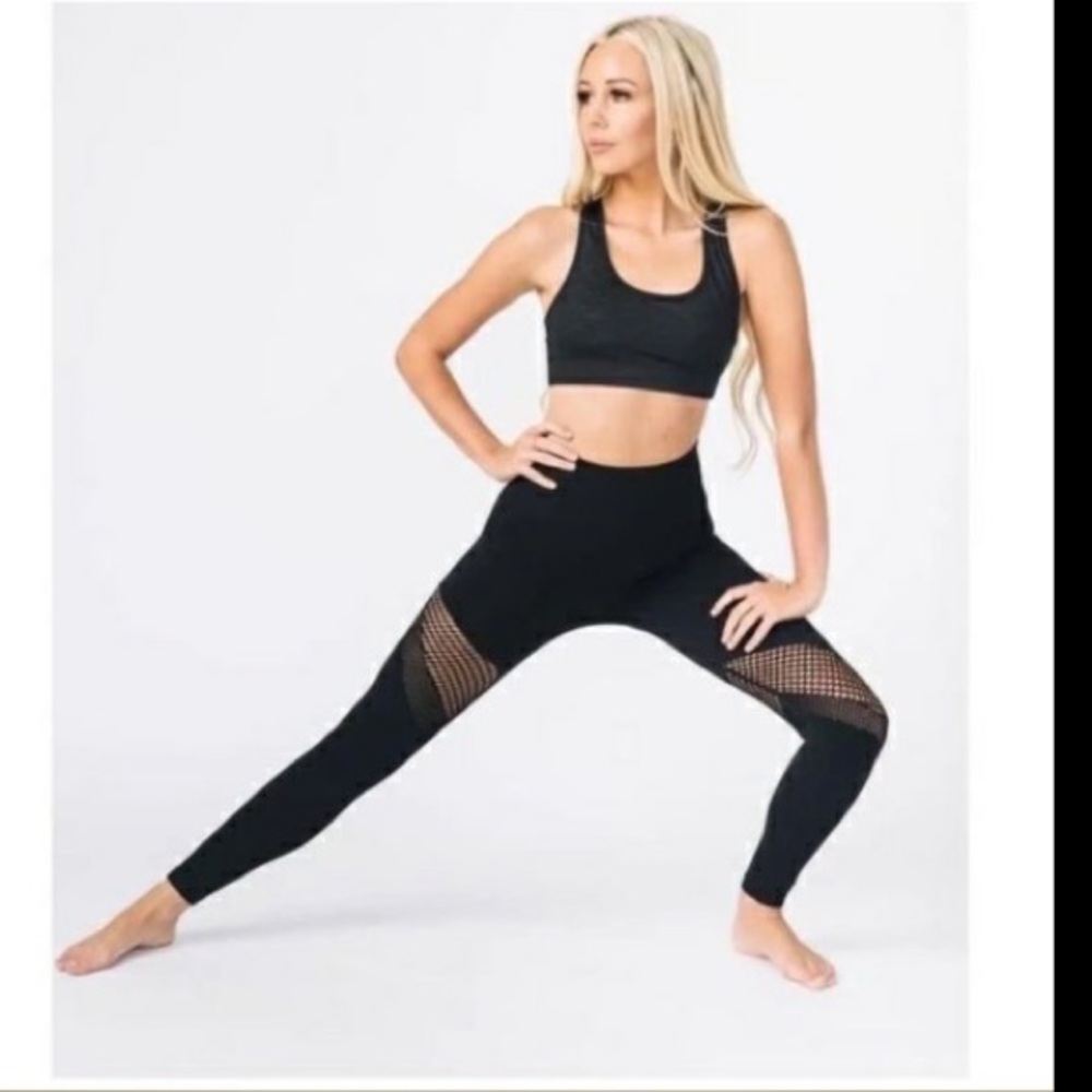 Zyia Black Angle Performance High Rise Tight - Picture 3 of 6